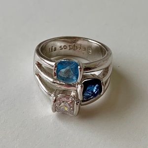 Lia Sophia Blue Bayou Ring size 8